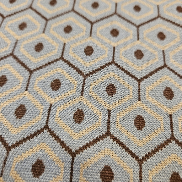 Cabi Mod Geometric Blue Cropped Pant Women Medium - Picture 2 of 11